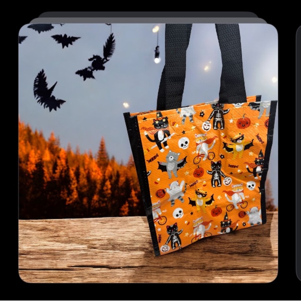 Halloween Themed Reusable Tote Bag